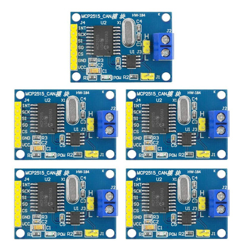 Xingyheng 5 Unids Mini Mcp2515 Can Bus Mdulo Tja1050 Recepto