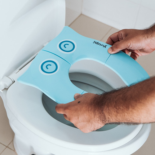Assento Infantil Para Viagem Dobrável Azul Yuupi