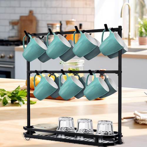 Soporte Para Tazas De Para Mostrador Estante Para Tazas