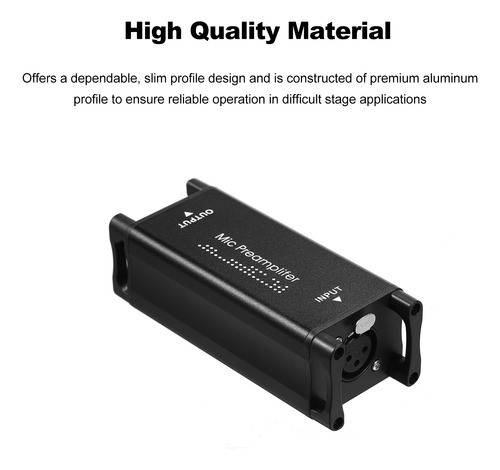Mic Activator Ultra-clean Microphone Preamplifier O Booster