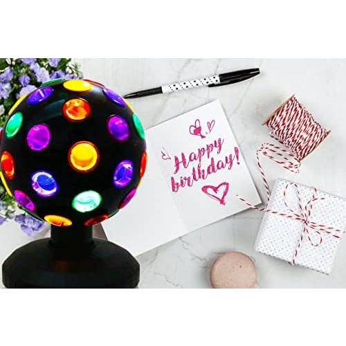 Disco Ball Lamp 360 Degree Motion Rotating Multi-colore...
