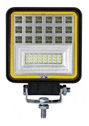 Faro Led 126w 42 Led Ojo De Angel Agro Cuatri 4x4 Nautica