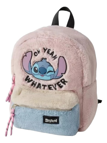 Bonita Mochila Viaje Disney Stitch Afelpada Y Reforzada