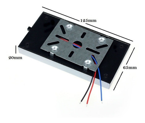 Imagen 4 de 5 de Plafon De Techo Auto Luz Interior Led De Techo Plafon 18 Led
