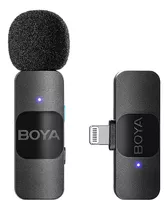 Comprar Micrófono Inalámbrico Lavalier Boya By-v1 Para iPhone Color Negro