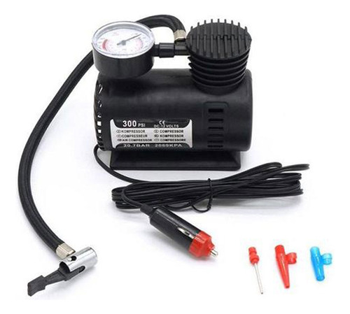 Mini Compressor Ar Automotivo Portátil 300 Psi 12v