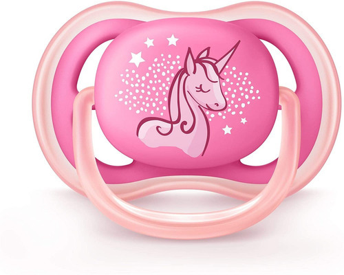 Chupon Unicornio Philips Avent Ultra Air Bebé 1 Pieza 6-18m Color Rosa Período de edad 6-18 meses