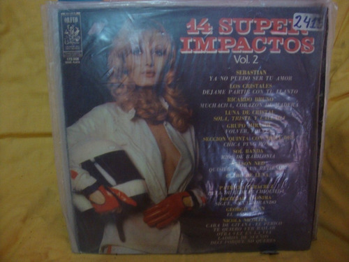 Vinilo 14 Super Impactos Volumen 2 Sebastian Cristales Cp1