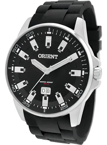 Relógio De Pulso Orient Mbsp1031-p1px Com Pulseira De Silicone Cor