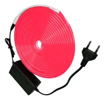 Comprar Tira Luz Led Continua Neon Red Roja + Transformador Flexible