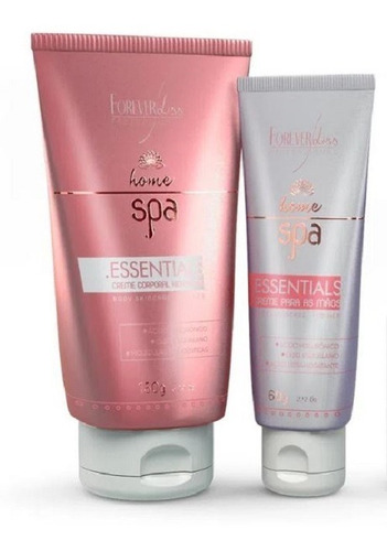 Kit Creme Para Mão E Corpo Home Spa - Forever Liss