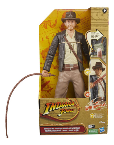 Indiana Jones Juguete Indy De Accion De Latigo, Figura De Ac