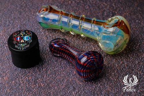 Imagen 8 de 10 de Pipas De Cristal Y Grinders - Moledoras