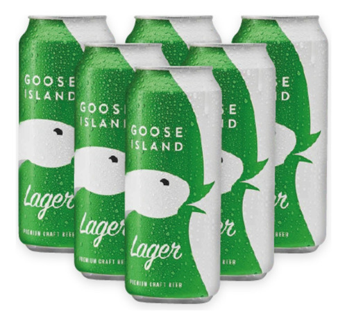 Cerveza Goose Island Lager 473ml Sixpack - Gobar®