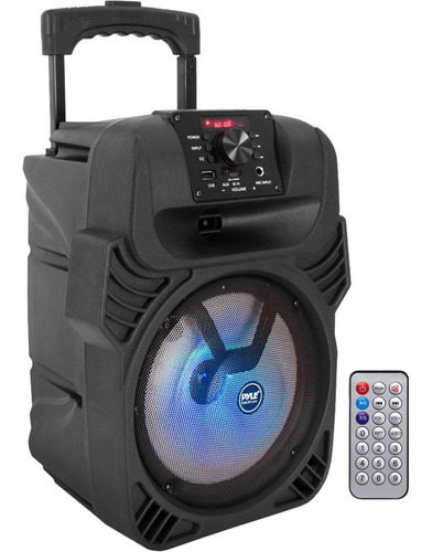 Pyle Pro Pphp844b 8  2-way 400w Bluetooth Pa Speaker With Li