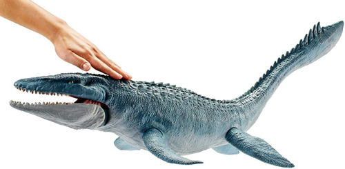 Imagen 3 de 4 de Dinosaurio Jurassic World Mosasaurus Colosal Mattel Bestoys