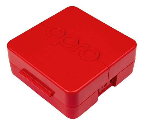 Opro Estuche Para Protector Bucal Deportivo Anti Microbial R Color Rojo Sabor Sin Sabor