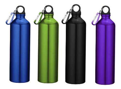 Botella De Aluminio 750cc Personalizada Logo Full Color