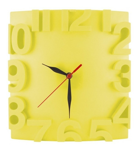 El Mejor Y Moderno Reloj En Alto Relieve Cuadrado