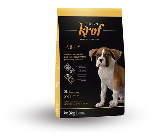 Krof Cachorros Perros Medianos 3kg - Vetgaray