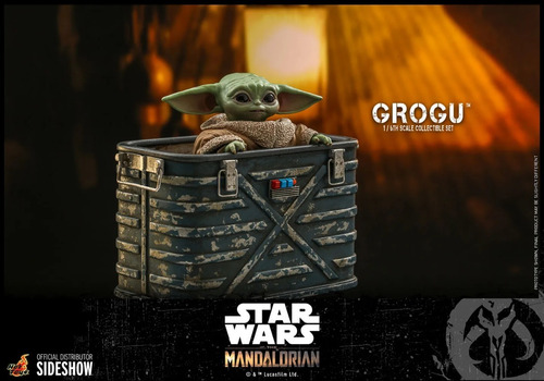 Set De Figuras Grogu The Mandalorian 1:6 Scale Hot Toys