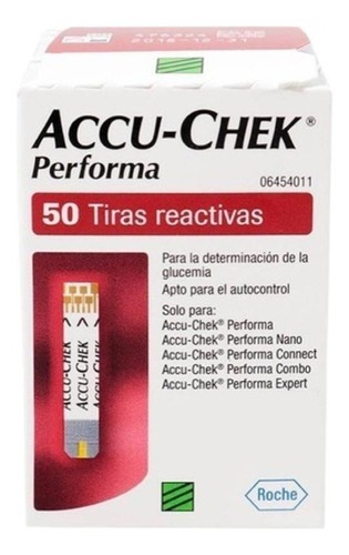 Tiras Reactivas Medir Glucosa Accu-chek Performa |  50un.