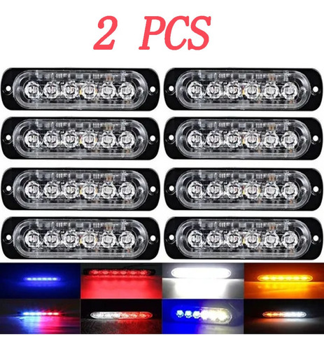 Barra Led Faros Laterales Strobe Scout Patrol De 12 A 24 V,