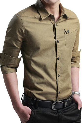 Camisas Tácticas Militares Tipo Cargo Para Hombre, De Negoci