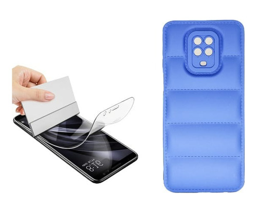 Funda Tpu Puffer + Hidrogel Compatible Cn Redmi Note 9s 9pro