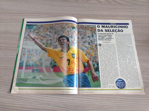 Revista Veja 349 Brasil Tetra Romario Bebeto Parreira Y886