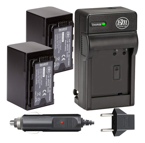Vw-vbd58 2 Baterias Y Cargador Compatible Panasonic Ag-vbr59