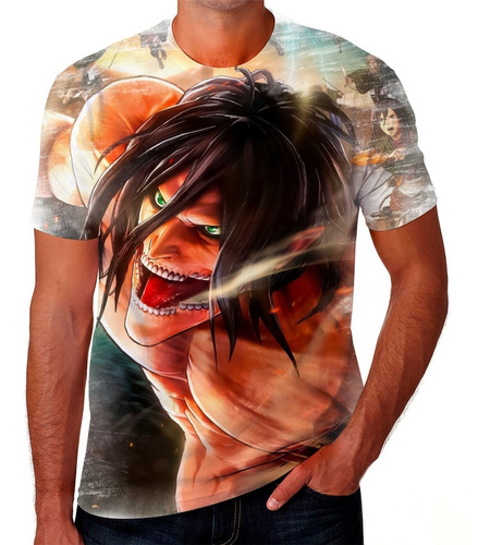 Camiseta Camisa Attack On Titan Shingeki No Kyojin Anime 24