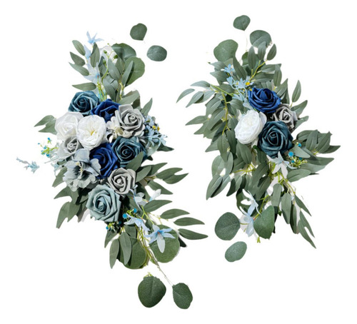 2x Arco De Flores Para Bodas Flores De Seda Para Decoración