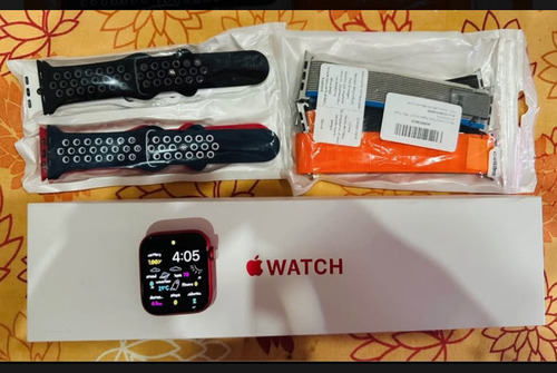 Apple Watch Serie Seis 44mm. Rojo, Con Accesorios. Rojo (Usado)