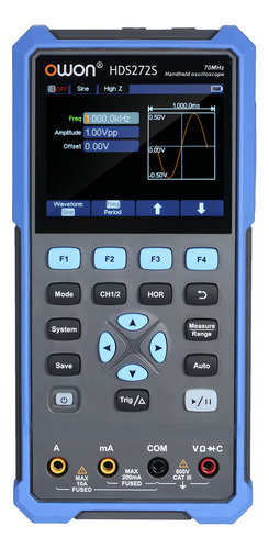 P Osciloscópio Com Display De Forma De Onda E Oscilador