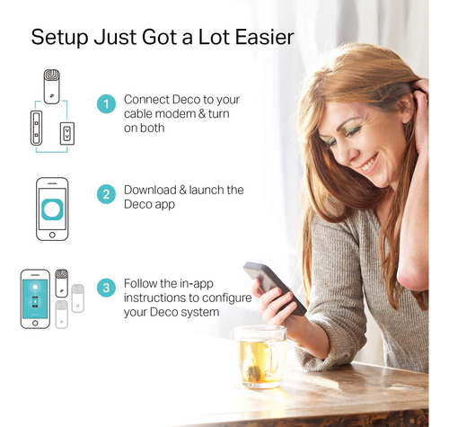 Tp-link Deco Mesh Wifi Ac1200 Doble Banda 1200 Mbps Compatib