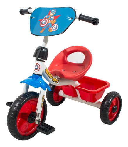 Triciclo Infantil Spiderman Avengers De Fácil Armado 7094