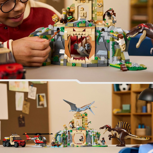 Kit Lego® Jurassic World Aérea Spinosaurus Quetzalcoatlus