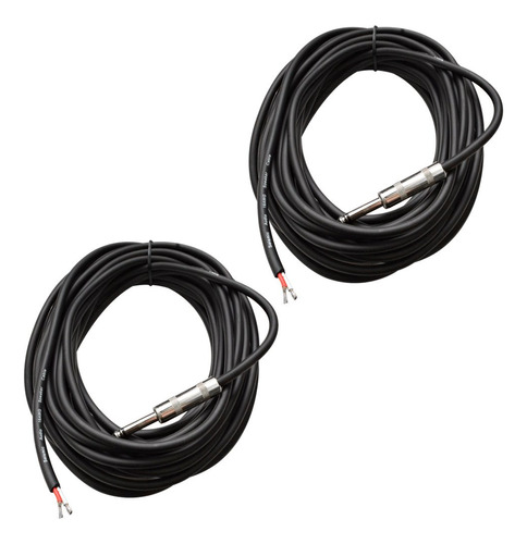 Cable De Altavoz Raw Wire To 1/4inch Qrw35, 35 Pies, Ca...