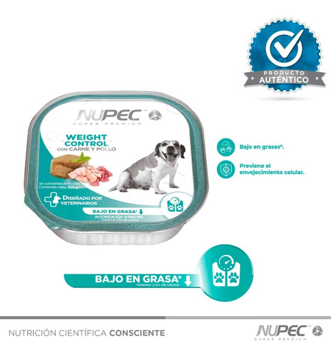 Imagen 3 de 4 de Nupec Digestive & Weight Húmedo Cluster 4 Latas 100gr