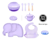 Comprar Set De Alimentación De Bebé Elefante 12 Piezas Top Baby