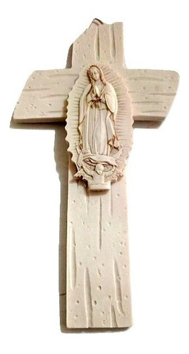 30 Cruz Con Virgen De Guadalupe Recuerdo Resina Bautizo