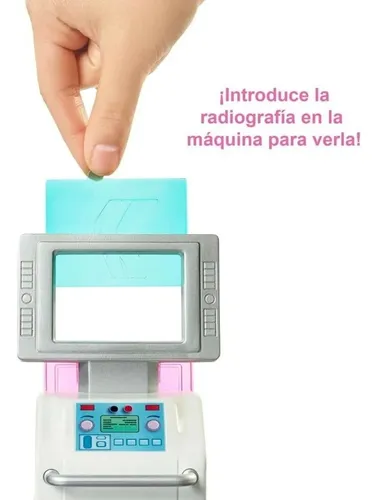 Muñeca Barbie Play Set Clínica Médica + Muñeca Y Accesorios