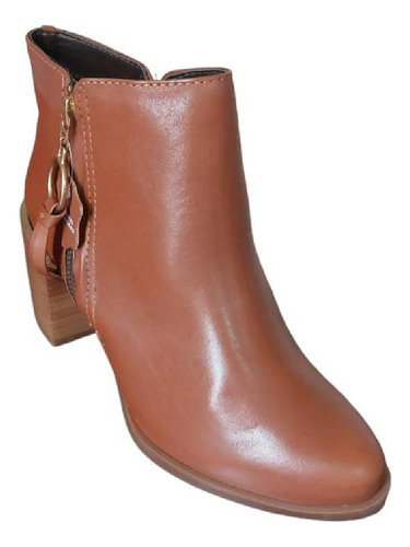 Botin De Cuero Marron 9014307-7 Z-7