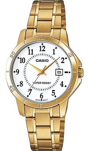 Reloj de pulsera Casio LTP-V004G-7B, para mujer color