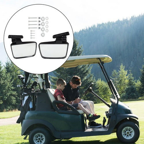 Espejos Retrovisores Universales Para Carrito De Golf, Cara