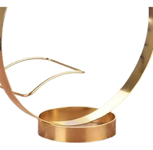T-soporte Para Botellas De Vino De Hierro En Forma De Dorado