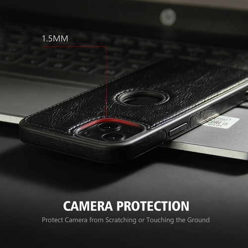 *. Capa Minimalista Antirrisco Para iPhone 15/15 Pro/15 Pro