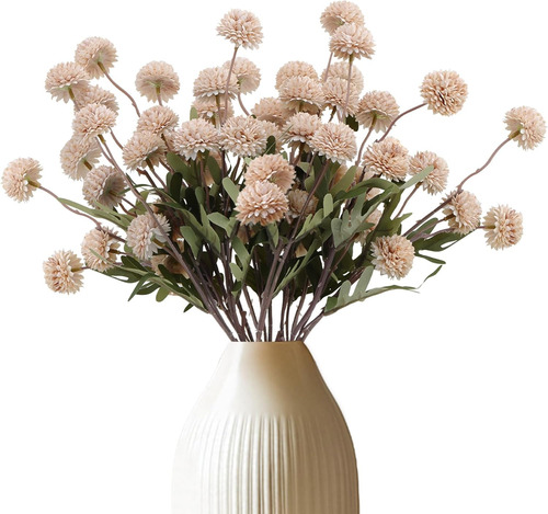 Conjunto De 10 Flores Artificiales De Crisantemo Pequeño De