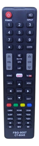 Kit 5 Controle Remoto Compatível Smart Tv Led Semp Toshiba
